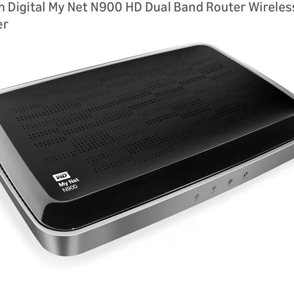 WD My Net N900 HD Dual Band Router - Black